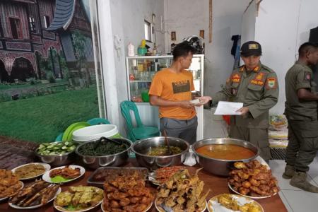 Razia Rumah Makan Oleh SATPOL PP Kabup