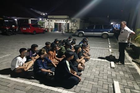 BELASAN MOTOR BALAP LIAR DI AMANKAN PO