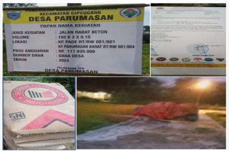 MANGKRAKNYA PEMBANGUNAN JALAN RABA