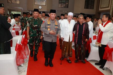 KAPOLRI DAN PANGLIMA HADIRI DOA LINTAS