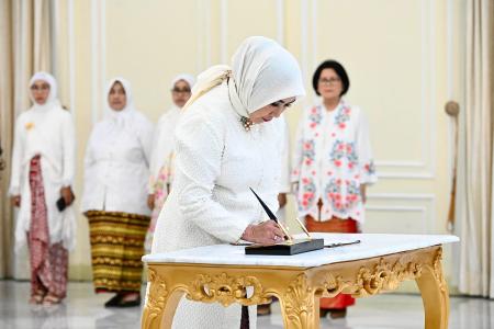 Selvi Gibran Rakabuming Lantik Tri Tit