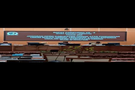 Rapat Paripurna DPRD ke 6 Sidang Perta