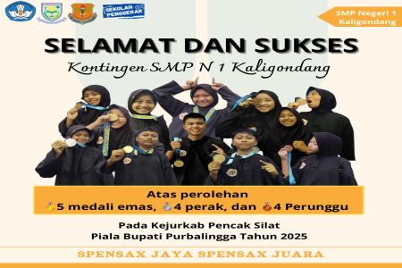 PRESTASI GEMILANG SMP NEGERI 1 KAL