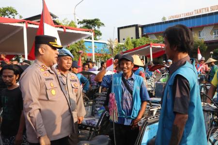 Sambut HUT Kemerdekaan RI ke80 Polres 