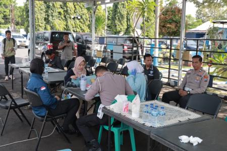 Sambut Hari Lalu Lintas Bhayangkara ke