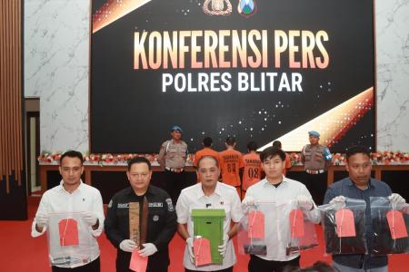 Polres Blitar Berhasil Ungkap Kasus Pe