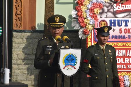 Kodim 0707Wonosobo Gelar Upacara HUT T