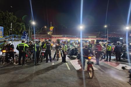 Gelar KRYD Polres Kediri  Kota Amankan