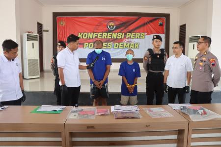 Satreskrim Polres Demak dan Polda Jate