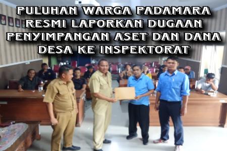 Puluhan Warga Desa Padamara Lapor ke I