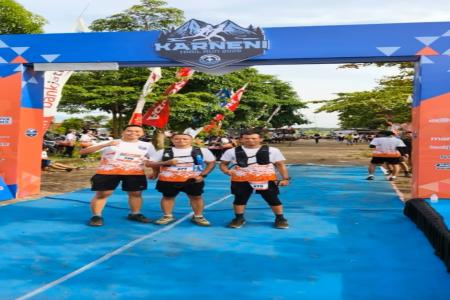 Gebyar Trail Run 2025 Warnai Peringatan HUT RSUD dr Karneni Peserta Ta